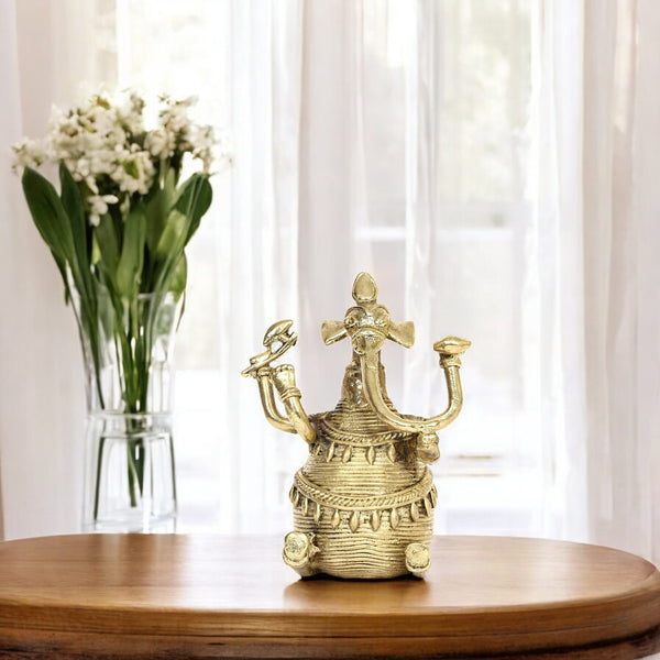 Handcrafted Dhokra Art of Lord Ganesha